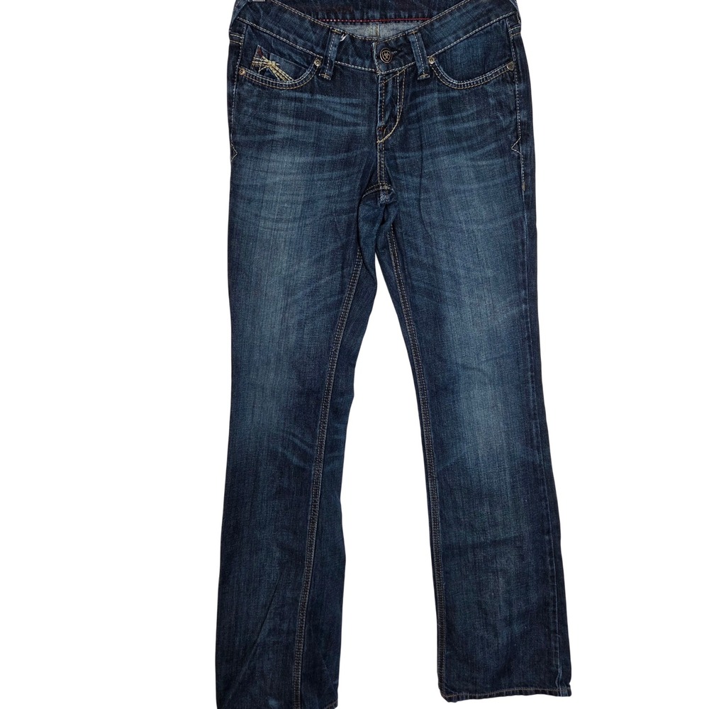 Ariat Womens Bootcut Riding Jeans Mid Rise Stretch Western‎ Denim 27 Long